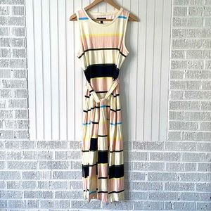 NWT Banana Republic Colorful Stripped Long Tank Dress, Size: L